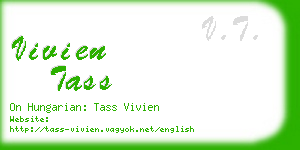 vivien tass business card